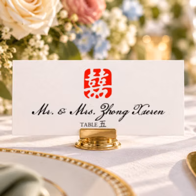 Flat Place Card